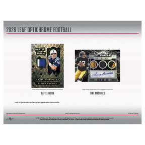 2026 Leaf Optichrome Football Hobby Box