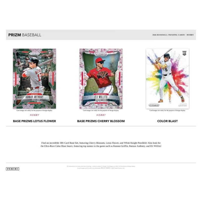 2026 Panini Prizm Baseball Hobby Box