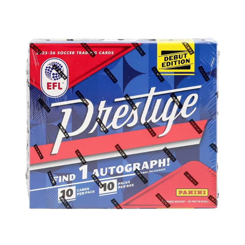 2025/26 Panini Prestige EFL Soccer Hobby Preferred Box